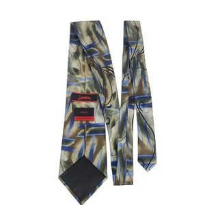 J Garcia 'Still Life' Mens Tie Necktie Designer Luxury‎ Green Blue Abstract #53